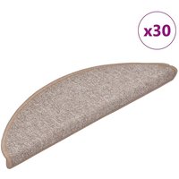 Vidaxl - Stufenmatten 30 Stk. Hellbraun 56x17x3 cm von VIDAXL