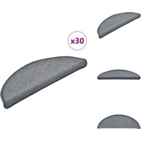 Stufenmatten 30 Stk. Hellgrau und Blau 56x17x3 cm - Stufenmatte - Stufenmatten - Treppenmatte - Treppenschoner Stufenmatten 30 Stk. Hellgrau und Blau 56x17x3 cm - Stufenmatte - Stufenmatten - Treppenmatte - Treppenschoner von VIDAXL