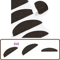 Stufenmatten Selbstklebend 10 Stk. Anthrazit 56x17x3 cm - Treppenmatte - Treppenschutz - Trittschutz - Nadelfilz - Anthrazit Stufenmatten Selbstklebend 10 Stk. Anthrazit 56x17x3 cm - Treppenmatte - Treppenschutz - Trittschutz - Nadelfilz - Anthrazit von VIDAXL