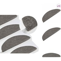 Stufenmatten Selbstklebend 15 Stk. 56x17x3 cm Grau - Stufenmatte - Treppenmatte - Rutschfest - Teppich - Heimdekoration Stufenmatten Selbstklebend 15 Stk. 56x17x3 cm Grau - Stufenmatte - Treppenmatte - Rutschfest - Teppich - Heimdekoration von VIDAXL