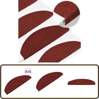 Stufenmatten Selbstklebend 15 Stk. 65x22,5x3,5 cm Rot - Stufenmatte - Treppenmatte - Rutschfest - Selbstklebend - Nadelfilz Stufenmatten Selbstklebend 15 Stk. 65x22,5x3,5 cm Rot - Stufenmatte - Treppenmatte - Rutschfest - Selbstklebend - Nadelfilz von VIDAXL
