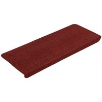 Vidaxl - Stufenmatten Selbstklebend 15 Stk. 65x24,5x3,5 cm Rot von VIDAXL