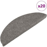 Vidaxl - Stufenmatten Selbstklebend 20 Stk. Grau 65x22,5x3,5 cm von VIDAXL