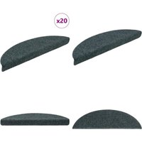 Stufenmatten Selbstklebend 20 Stk. Grün 56x17x3 cm - Vidaxl von VIDAXL