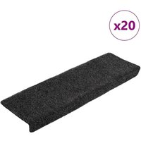 Vidaxl - Stufenmatten Selbstklebend 20 Stk. 65x21x4 cm Schwarz Rechteckiger Rand Vidaxl - Stufenmatten Selbstklebend 20 Stk. 65x21x4 cm Schwarz Rechteckiger Rand von VIDAXL