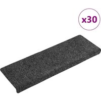 Stufenmatten Selbstklebend 30 Stk. Grau 65x21x4 cm - Vidaxl von VIDAXL