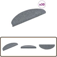Stufenmatten Selbstklebend 30 Stk. Hellgrau 65x21x4 cm - Vidaxl Stufenmatten Selbstklebend 30 Stk. Hellgrau 65x21x4 cm - Vidaxl von VIDAXL