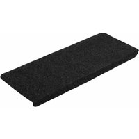 Vidaxl - Stufenmatten Selbstklebend 30 Stk. Schwarz 65x24,5x3,5 cm von VIDAXL