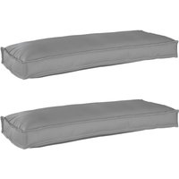 Palettkissen für Bank 2 Stück Grau 100x40x8 cm Oxford-Gewebe Vidaxl 782888 Palettkissen für Bank 2 Stück Grau 100x40x8 cm Oxford-Gewebe Vidaxl 782888 von VIDAXL