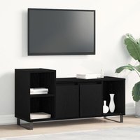 TV-Bank Schwarz Eiche 100x35x55 cm Werkstoff - Vidaxl TV-Bank Schwarz Eiche 100x35x55 cm Werkstoff - Vidaxl von VIDAXL