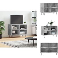 TV-Schrank Betongrau 69,5x30x50 cm Holzwerkstoff - tv Schrank - Holz Sideboard - Regal Grau - Wohnzimmer Dekoration - Fernseher Standregal TV-Schrank Betongrau 69,5x30x50 cm Holzwerkstoff - tv Schrank - Holz Sideboard - Regal Grau - Wohnzimmer Dekoration - Fernseher Standregal von VIDAXL