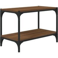TV-Schrank Braun Eichen-Optik 60x33x41 cm Holzwerkstoff Stahl vidaXL von VIDAXL