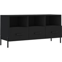 TV-Schrank Schwarz 102x36x50 cm Holzwerkstoff Vidaxl von VIDAXL