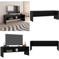 Vidaxl - TV-Schrank Schwarz 120x40x40 cm Holzwerkstoff - tv Schrank - Holzscherz - Fernsehschränkchen - Wohnzimmerschrank - Schwarz - Home & Living Vidaxl - TV-Schrank Schwarz 120x40x40 cm Holzwerkstoff - tv Schrank - Holzscherz - Fernsehschränkchen - Wohnzimmerschrank - Schwarz - Home & Living von VIDAXL