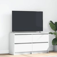 TV-Schrank Weiß 100x35x54 cm Holzwerkstoff Vidaxl von VIDAXL