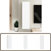 TV-Schrank Weiß 30,5x30x110 cm Holzwerkstoff - TV-Schrank - Wandregal - Wohnzimmerschrank - Regal Weiß - Holzwerkstoff TV-Schrank Weiß 30,5x30x110 cm Holzwerkstoff - TV-Schrank - Wandregal - Wohnzimmerschrank - Regal Weiß - Holzwerkstoff von VIDAXL