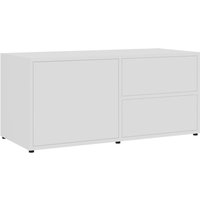 Bonnevie - TV-Schrank,TV-Möbel Weiß 80x34x36 cm Holzwerkstoff vidaXL von BONNEVIE