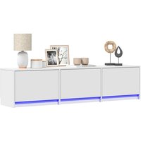 vidaXL TV-Schrank mit LED-Beleuchtung Weiß 165x34x40 cm Holzwerkstoff vidaXL TV-Schrank mit LED-Beleuchtung Weiß 165x34x40 cm Holzwerkstoff von VIDAXL