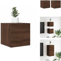 Vidaxl - TV-Wandschränke 2 Stk. Braun Eichen-Optik 30,5x30x30 cm - TV-Wandregal - Hängeschrank - Regal - Wohnwand - Dekoration Vidaxl - TV-Wandschränke 2 Stk. Braun Eichen-Optik 30,5x30x30 cm - TV-Wandregal - Hängeschrank - Regal - Wohnwand - Dekoration von VIDAXL
