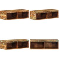 TV-Wandschrank 60x30x19 cm Altholz Massiv - Vidaxl von VIDAXL