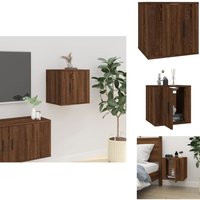 Vidaxl - TV-Wandschrank Braun Eichen-Optik 40x34,5x40 cm - tv Schrank - Wandregal - Wohnwand - Regal - Fernsehschrank Vidaxl - TV-Wandschrank Braun Eichen-Optik 40x34,5x40 cm - tv Schrank - Wandregal - Wohnwand - Regal - Fernsehschrank von VIDAXL
