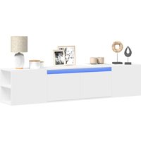 vidaXL TV-Wandschrank mit LED-Beleuchtung Weiß 180x31x39,5 cm vidaXL TV-Wandschrank mit LED-Beleuchtung Weiß 180x31x39,5 cm von VIDAXL