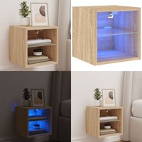 TV-Wandschrank mit LED-Leuchten Sonoma-Eiche 30x28,5x30 cm - TV-Schrank - Holzschrank - Regal - Wohnzimmer Dekoration - Smart Home - Home & Living TV-Wandschrank mit LED-Leuchten Sonoma-Eiche 30x28,5x30 cm - TV-Schrank - Holzschrank - Regal - Wohnzimmer Dekoration - Smart Home - Home & Living von VIDAXL