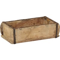 Tablett 30x15x9 cm Altholz Massiv vidaXL234748 von VIDAXL