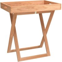 Tabletttisch Klappbar 52x36x56,5 cm Massivholz Nussbaum Vidaxl Tabletttisch Klappbar 52x36x56,5 cm Massivholz Nussbaum Vidaxl von VIDAXL