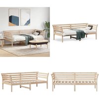 Vidaxl - Tagesbett ohne Matratze 90x190 cm Massivholz Kiefer - Holzbett - Kiefernholzbett - Tagesbett - Gästebett - Wohnraumgestaltung - Home & Living Vidaxl - Tagesbett ohne Matratze 90x190 cm Massivholz Kiefer - Holzbett - Kiefernholzbett - Tagesbett - Gästebett - Wohnraumgestaltung - Home & Living von VIDAXL