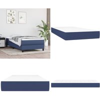 Vidaxl - Taschenfederkernmatratze Blau 100x200x20 cm Stoff - Taschenfederkernmatratze - Matratze - Federkernmatratze - Schlafsystem - Bettzubehör Vidaxl - Taschenfederkernmatratze Blau 100x200x20 cm Stoff - Taschenfederkernmatratze - Matratze - Federkernmatratze - Schlafsystem - Bettzubehör von VIDAXL