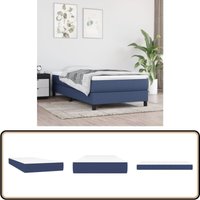 Taschenfederkernmatratze Blau 100x200x20 cm Stoff - Taschenfederkernmatratze - Matratze - Federkernmatratze - Schlafsystem - Bettzubehör Taschenfederkernmatratze Blau 100x200x20 cm Stoff - Taschenfederkernmatratze - Matratze - Federkernmatratze - Schlafsystem - Bettzubehör von VIDAXL