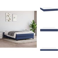 Taschenfederkernmatratze Blau 140x190x20 cm Stoff - Taschenfederkernmatratze - Matratze Blau - Doppelbettmatratze - Bettwäsche - Schlafsystem von VIDAXL