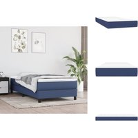 Taschenfederkernmatratze Blau 80x200x20 cm Stoff - Taschenfederkernmatratze - Matratze Blau - Matratze 80x200 - Bettwäsche - Schlafsystem Taschenfederkernmatratze Blau 80x200x20 cm Stoff - Taschenfederkernmatratze - Matratze Blau - Matratze 80x200 - Bettwäsche - Schlafsystem von VIDAXL