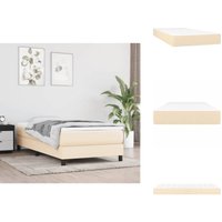 Taschenfederkernmatratze Creme 90x200x20 cm Stoff - Taschenfederkernmatratze - Matratze - Federkernmatratze - Cremefarbene Matratze - Bettwäsche Taschenfederkernmatratze Creme 90x200x20 cm Stoff - Taschenfederkernmatratze - Matratze - Federkernmatratze - Cremefarbene Matratze - Bettwäsche von VIDAXL