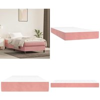 Taschenfederkernmatratze Rosa 80x200x20 cm Samt - Samtmatratze - Federkernmatratze - Bettmatratze - Rosa Matratze - Doppelbettmatratze - Home & Living Taschenfederkernmatratze Rosa 80x200x20 cm Samt - Samtmatratze - Federkernmatratze - Bettmatratze - Rosa Matratze - Doppelbettmatratze - Home & Living von VIDAXL