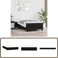 Taschenfederkernmatratze Schwarz 120x190x20 cm Stoff - Taschenfederkernmatratze - Matratze - Doppelbettmatratze - Schlafkomfort - Federkernmatratze von VIDAXL