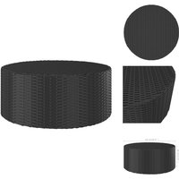 Teetisch Schwarz 68x68x30 cm Poly Rattan - Gartentisch - Esszimmertisch - Outdoortisch - Loungetisch - Rattantisch Teetisch Schwarz 68x68x30 cm Poly Rattan - Gartentisch - Esszimmertisch - Outdoortisch - Loungetisch - Rattantisch von VIDAXL