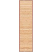 Bonnevie - Teppich,Fußmatte Bambus 80x300 cm Braun vidaXL von BONNEVIE