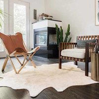 Teppich Echtes Rindsleder Beige 180x220 cm - Vidaxl Teppich Echtes Rindsleder Beige 180x220 cm - Vidaxl von VIDAXL