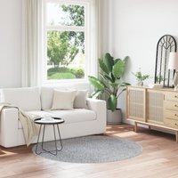 Vidaxl - Kuscheliger Teppich mit Latexboden Grau ø160 cm von VIDAXL