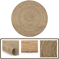 Teppich Jute Geflochten 120 cm Rund - Naturfaser Teppich - Jute Teppich - Runder Teppich - Gewebe Teppich - Handmade Teppich Teppich Jute Geflochten 120 cm Rund - Naturfaser Teppich - Jute Teppich - Runder Teppich - Gewebe Teppich - Handmade Teppich von VIDAXL