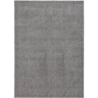 Teppich,Fußmatte Kurzflor 140x200 cm Grau vidaXL von BONNEVIE