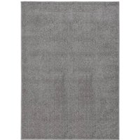 Teppich,Fußmatte Kurzflor 240x340 cm Grau vidaXL von BONNEVIE