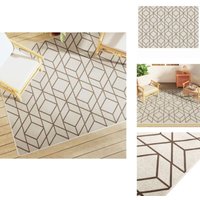 Teppich Kurzflor Mehrfarbig 160x230 cm Rutschfest - Teppich - Kurzflorteppich - Mehrfarbiger Teppich - Geometrischer Teppich - Wohnteppich von VIDAXL