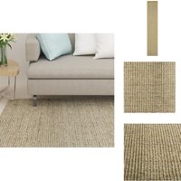 Teppich Natur Sisal 66x350 cm Grün - Sisalteppich - Wohnzimmerteppich - Naturfaser - Wohnraumgestaltung - Grüner Teppich Teppich Natur Sisal 66x350 cm Grün - Sisalteppich - Wohnzimmerteppich - Naturfaser - Wohnraumgestaltung - Grüner Teppich von VIDAXL