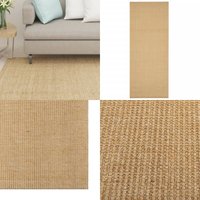 Teppich Natur Sisal 80x200 cm - Sisalteppich - Naturfaser - Wohnraumteppich - Wohnzimmerteppich - Flurmatten - Home & Living Teppich Natur Sisal 80x200 cm - Sisalteppich - Naturfaser - Wohnraumteppich - Wohnzimmerteppich - Flurmatten - Home & Living von VIDAXL