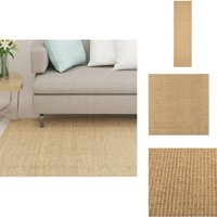 Teppich Natur Sisal 80x300 cm - Sisalteppich - Naturfaser - Wohnraumteppich - Wohnzimmerteppich - Flurmatten Teppich Natur Sisal 80x300 cm - Sisalteppich - Naturfaser - Wohnraumteppich - Wohnzimmerteppich - Flurmatten von VIDAXL