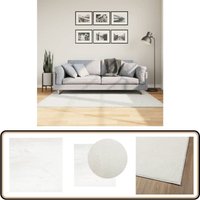 Teppich OVIEDO Kurzflor Creme 120x120 cm - Kuscheldecke - Flauschteppich - Wohnteppich - Kinderzimmerteppich - Beige Teppich Teppich OVIEDO Kurzflor Creme 120x120 cm - Kuscheldecke - Flauschteppich - Wohnteppich - Kinderzimmerteppich - Beige Teppich von VIDAXL
