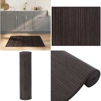 Teppich Rechteckig Dunkelbraun 80x100 cm Bambus - Bambus Teppich - Wohnraumteppich - Flurmatte - Rutschfeste Oberfläche - Naturmaterialien - Home & Teppich Rechteckig Dunkelbraun 80x100 cm Bambus - Bambus Teppich - Wohnraumteppich - Flurmatte - Rutschfeste Oberfläche - Naturmaterialien - Home & von VIDAXL